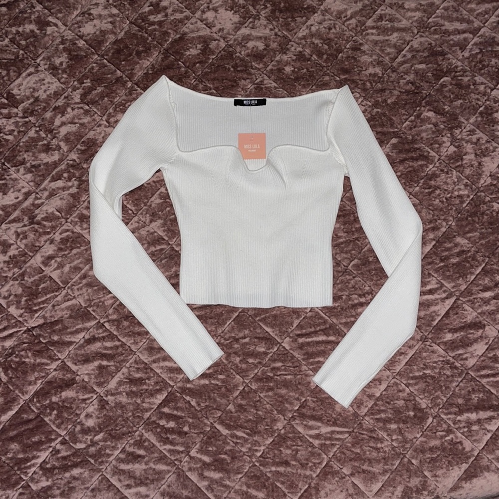 Miss Lola White Top NWT